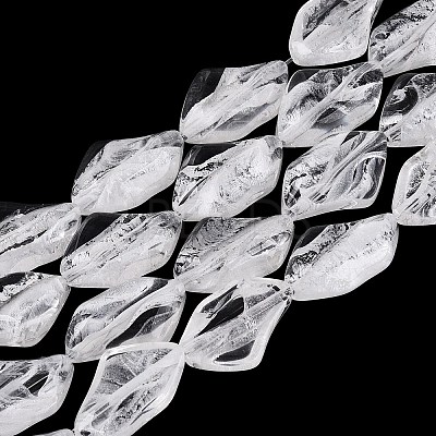Handmade Lampwork Beads Strands LA-N046-02O-1