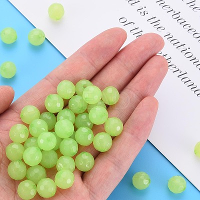 Imitation Jelly Acrylic Beads MACR-S373-97A-E06-1
