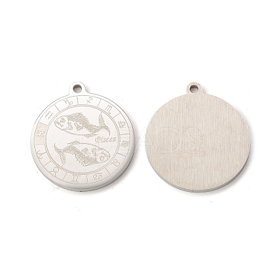 Non-Tarnish 304 Stainless Steel Pendants LS-STAS-A074-03K-P-1