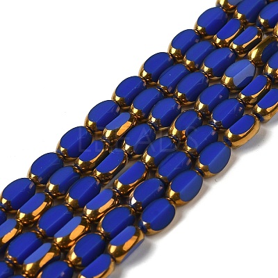 Electroplate Glass Beads Strands X-EGLA-P061-02A-01-1
