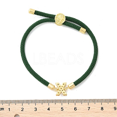 Adjustable Nylon Cord Bracelets X-BJEW-C096-01G-24-1