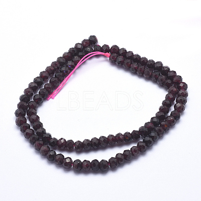 Natural Garnet Beads Strands G-K223-26-4mm-1