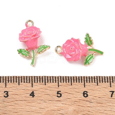 Alloy Enamel Pendants AL-CBA1C50-03G-02-1