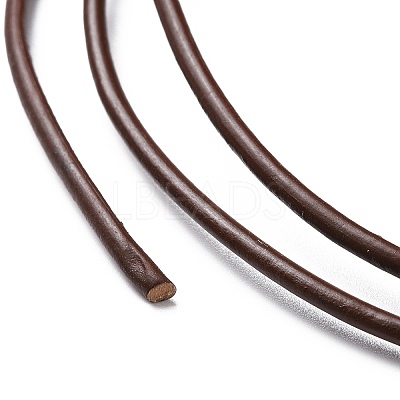 Cowhide Leather Jewelry Cord DIY Necklace Making Material X-WL-A001-12-1