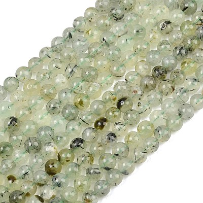 Natural Prehnite Beads Strands GG-CBA7D2C-A01-6mm-1