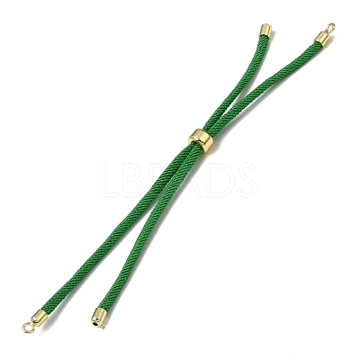 3MM Adjustable Round Nylon Braided Cord Bracelet Making FB-CBAA152-04G-29-1