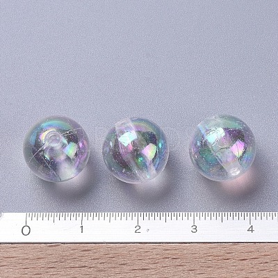 Eco-Friendly Transparent Acrylic Beads PL736-2-1