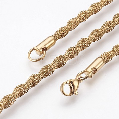 Ion Plating(IP) 304 Stainless Steel Chain Bracelets BJEW-P236-27G-1