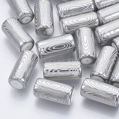 Electroplate Glass Beads EGLA-N003-02F-1