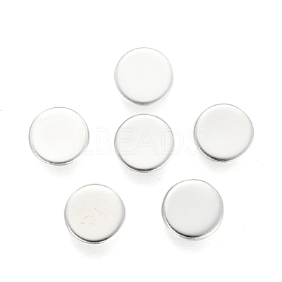 304 Stainless Steel Plain Edge Bezel Cups STAS-E460-10S-6MM-1