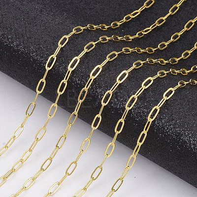Brass Paperclip Chains CHC-S008-001D-G-1