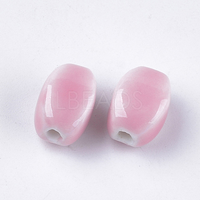 Handmade Porcelain Beads X-PORC-S498-08B-1
