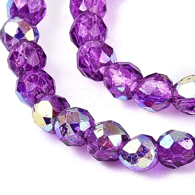 Transparent Glass Beads Strands LS-EGLA-N028-01A-A03-1