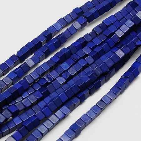 Synthetic Turquoise Beads Strands TURQ-G108-4x4mm-04-1
