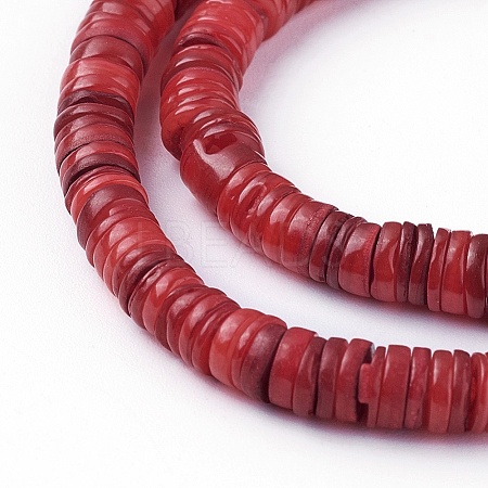Shell Beads Strands LS-SSHEL-E571-49H-1
