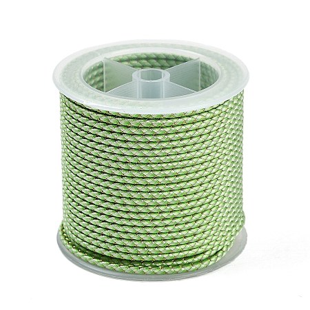 11M Polyester Braided Cord with Cotton Core & Metallic Thread OCOR-Z006-01-15-1