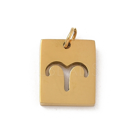 304 Stainless Steel Charms LS-STAS-R001-03G-01-1