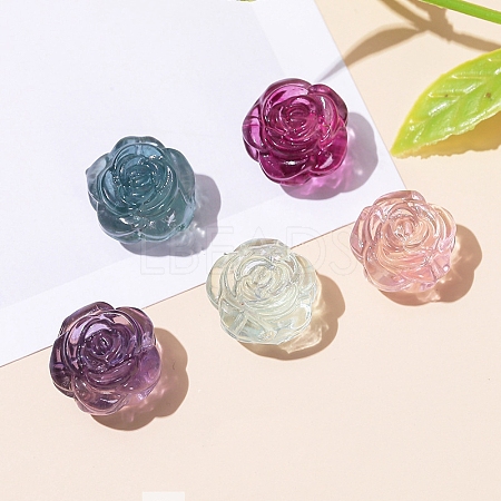 Natural Fluorite Carved Beads PW-WG1ACAE-16-1