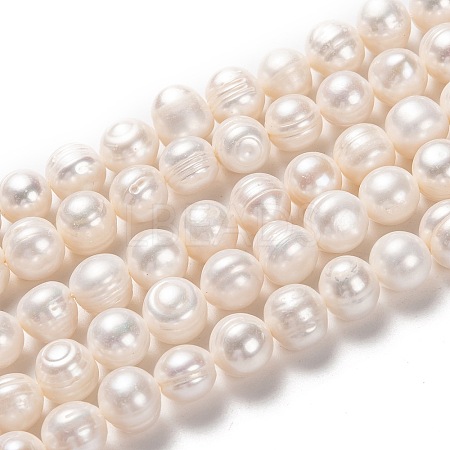 Natural Cultured Freshwater Pearl Beads Strands PEAR-L033-92-1