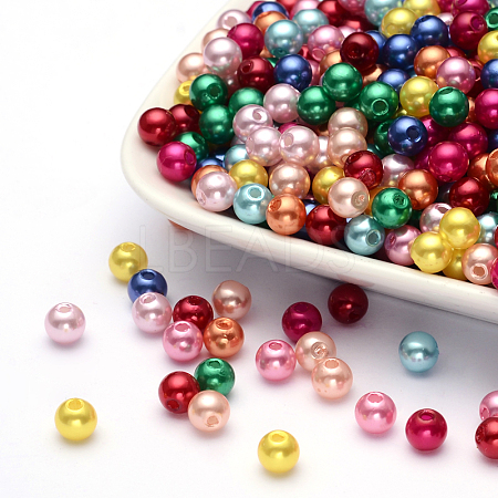 Imitation Pearl Acrylic Beads PL609-1