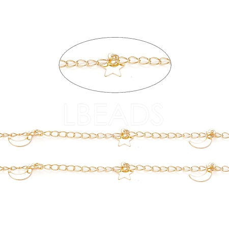 Handmade Brass Curb Chains CHC-D026-13G-1