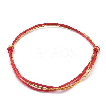 Adjustable Nylon Thread Multi-strand Bracelet Making AJEW-JB00916-02-1