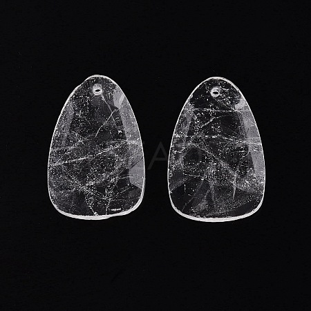 Natural Quartz Crystal Pendants G-Q601-38K-1