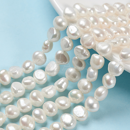 Natural Cultured Freshwater Pearl Beads Strands X-PEAR-S012-30-1