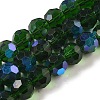 Electroplate Transparent Glass Beads Strands LS-EGLA-A035-T10mm-L10-1