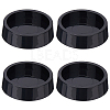 Gorgecraft 4Pcs Plastic Antislip Furniture Wheel Stopper FIND-GF0005-83-1