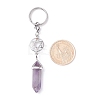 Natural Amethyst Keychain KEYC-JKC00290-5