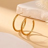 Titanium Steel Ring Stud Earrings XU6358-2