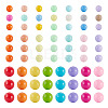 502Pcs 3 Styles Opaque Acrylic Beads OACR-TA0004-34-1