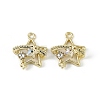 Alloy Micro Pave Clear Cubic Zirconia Pendants FIND-H024-16G-1