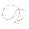4MM Brass Flat Snake Chain Necklaces for Women KK-CBA4FD4-07G-4