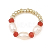 Natural Malaysia Jade Finger Rings RJEW-JR01116-4