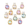 Brass Glass Pendants GL-CBABDD8-14G-1