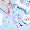 16Pcs 16 Colors Alloy Swivel Clasps FIND-SC0023-27-4