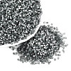 Imitation Cat Eyes Glass Seed Beads X-SEED-H003-03K-1