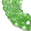 Electroplate Transparent Glass Beads Strands EGLA-A035-T10mm-L09-3