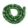 Handmade Millefiori Glass Beads Strands LAMP-T021-27B-06-2