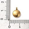 304 Stainless Steel Black Enamel Charms STAS-R009-02G-11-3