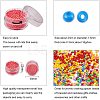24 Colors Grade A Glass Seed Beads Sets SEED-PH0004-03-3