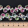Electroplate Glass Beads Strands EGLA-D030-17X-3