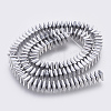 Electroplated Non-magnetic Synthetic Hematite Bead Strand X-G-E495-08B-2