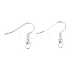 Brass Earring Hooks KK-H258-06A-S-2