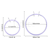 Ring Embroidery Plastic Hoops TOOL-GF0001-60-2