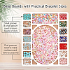 Wooden Bead Design Boards WOOD-WH0042-26C-4