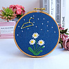 Flower & Constellation Pattern 3D Bead Embroidery Starter Kits DIY-P077-089-1