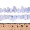 Natural Blue Lace Agate Beads Strands G-Z091-A37-5